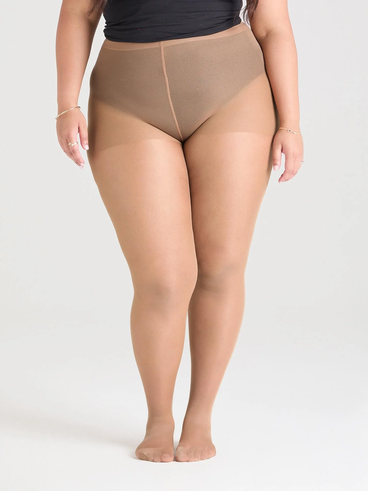 Sheer 30 Denier Halo Pantyhose - Glow - Image 8