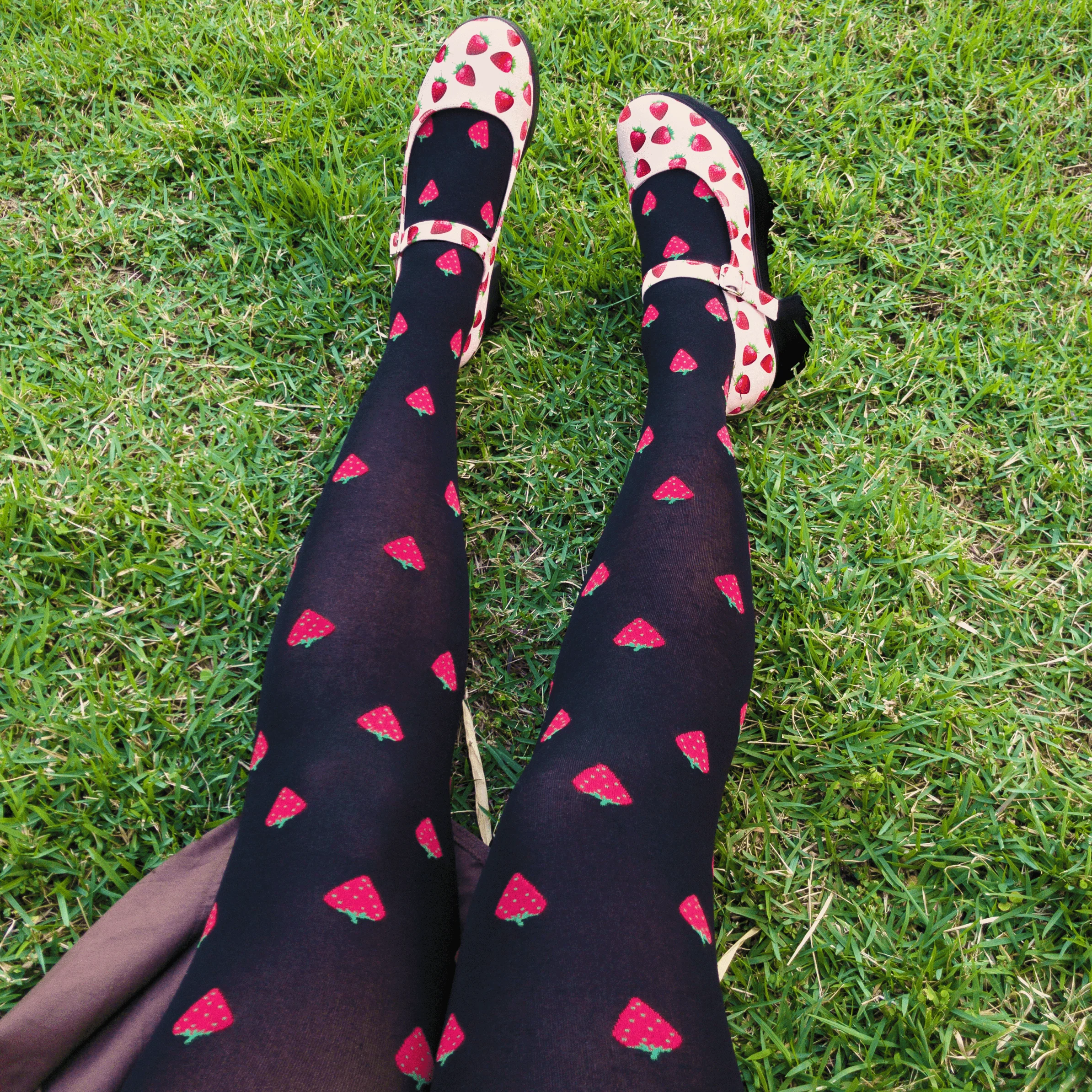 Juicy Fruit Print Tights - Image 5