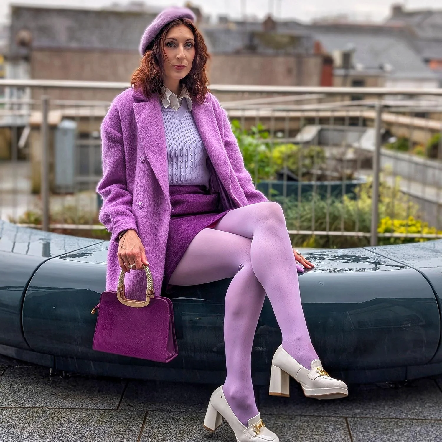 Opaque 80 Den Tights - Lavender