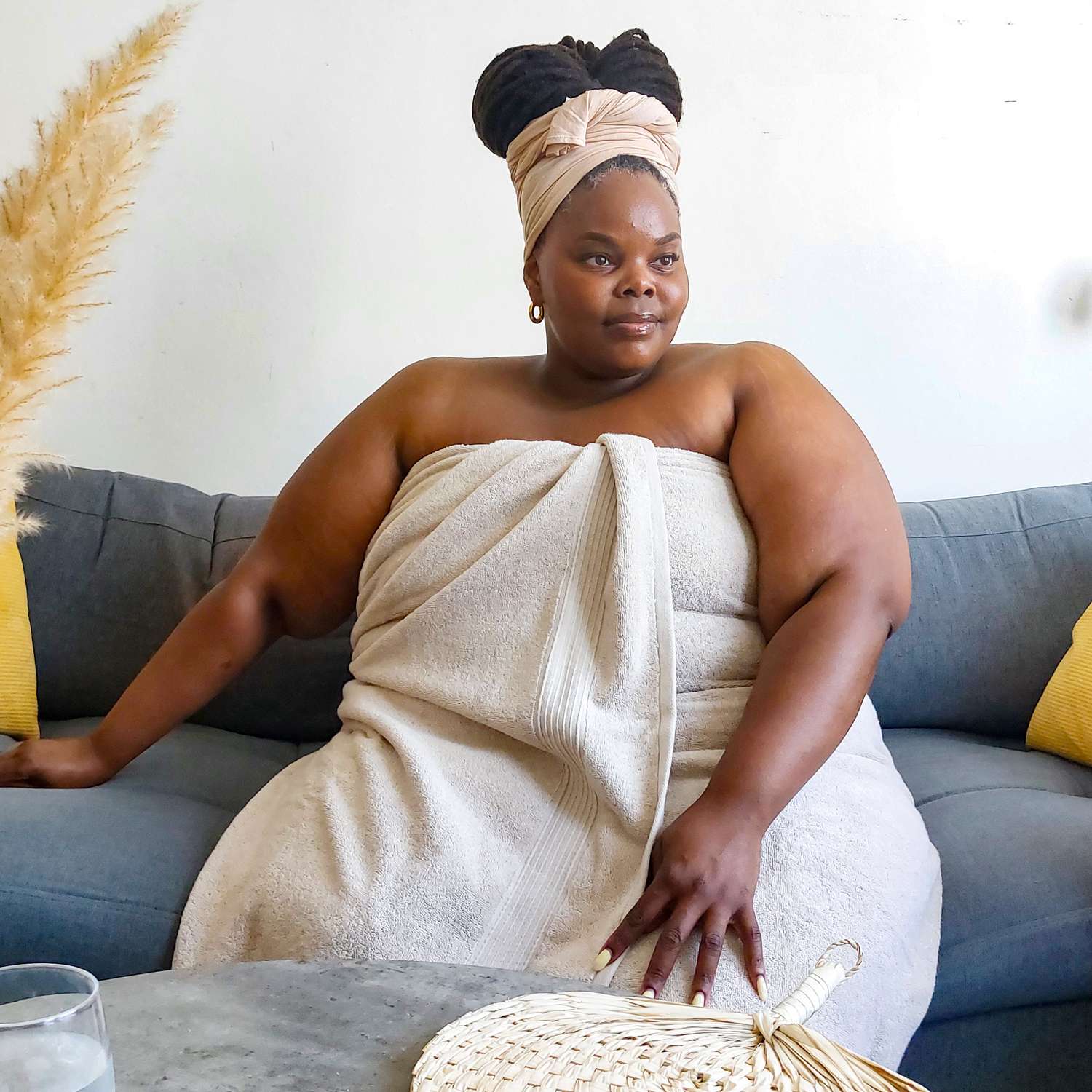 Big Softee Towel - Almond - Image 11