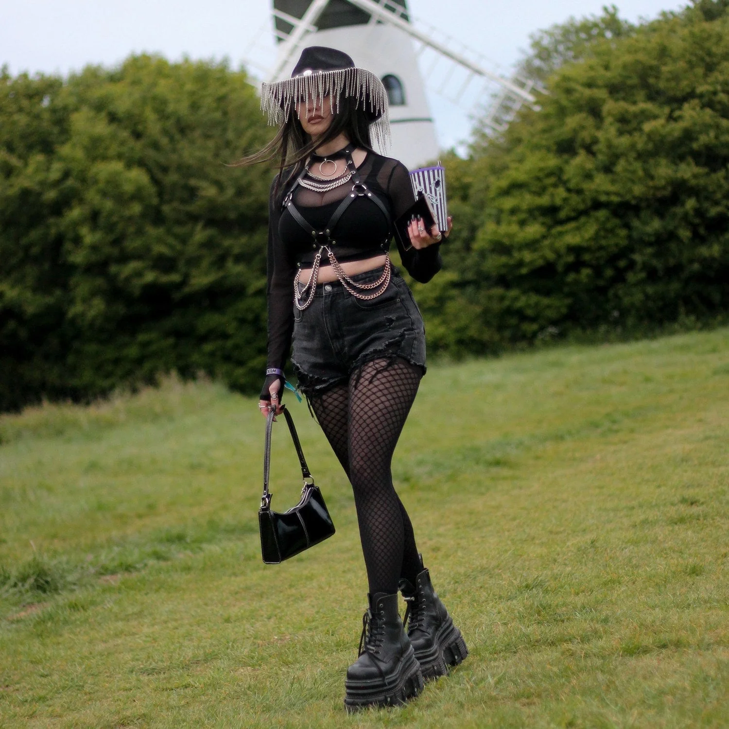 Mock Fishnets - Blackadder - Black - Image 12