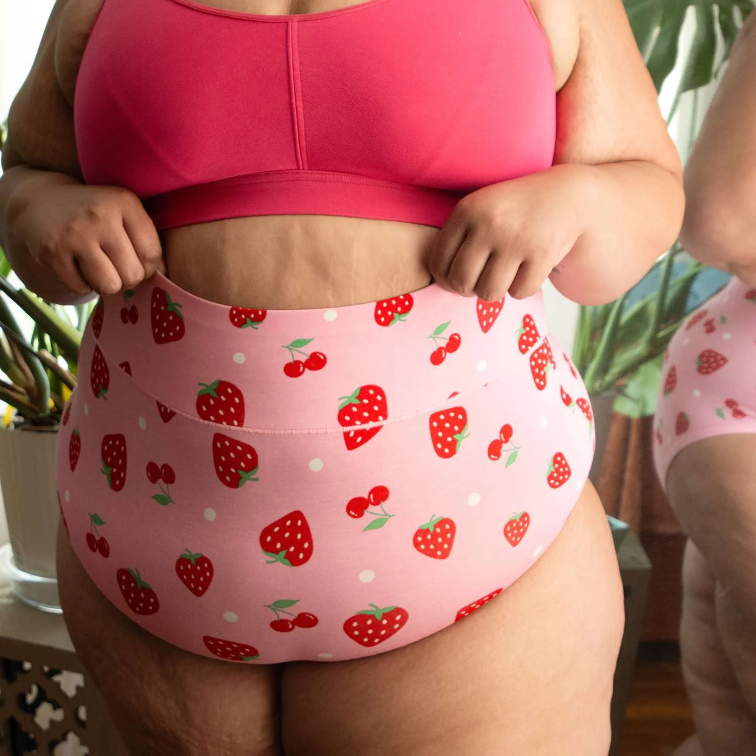 Fruity Super High Waist Knickers – Pink Lady - Image 3