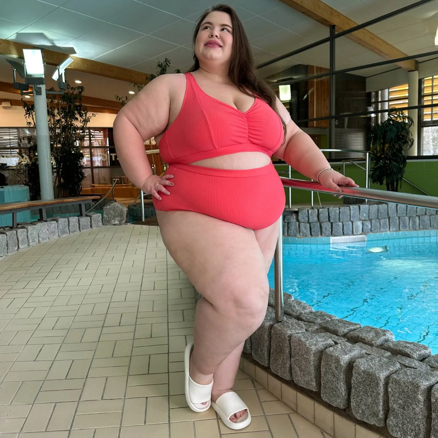 There Can Be Only One Bikini Top - Coral - Image 23
