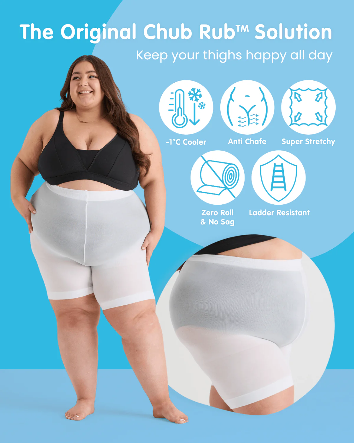 Stay Cool Chub Rub Shorts - Raspberry Pie - Image 3