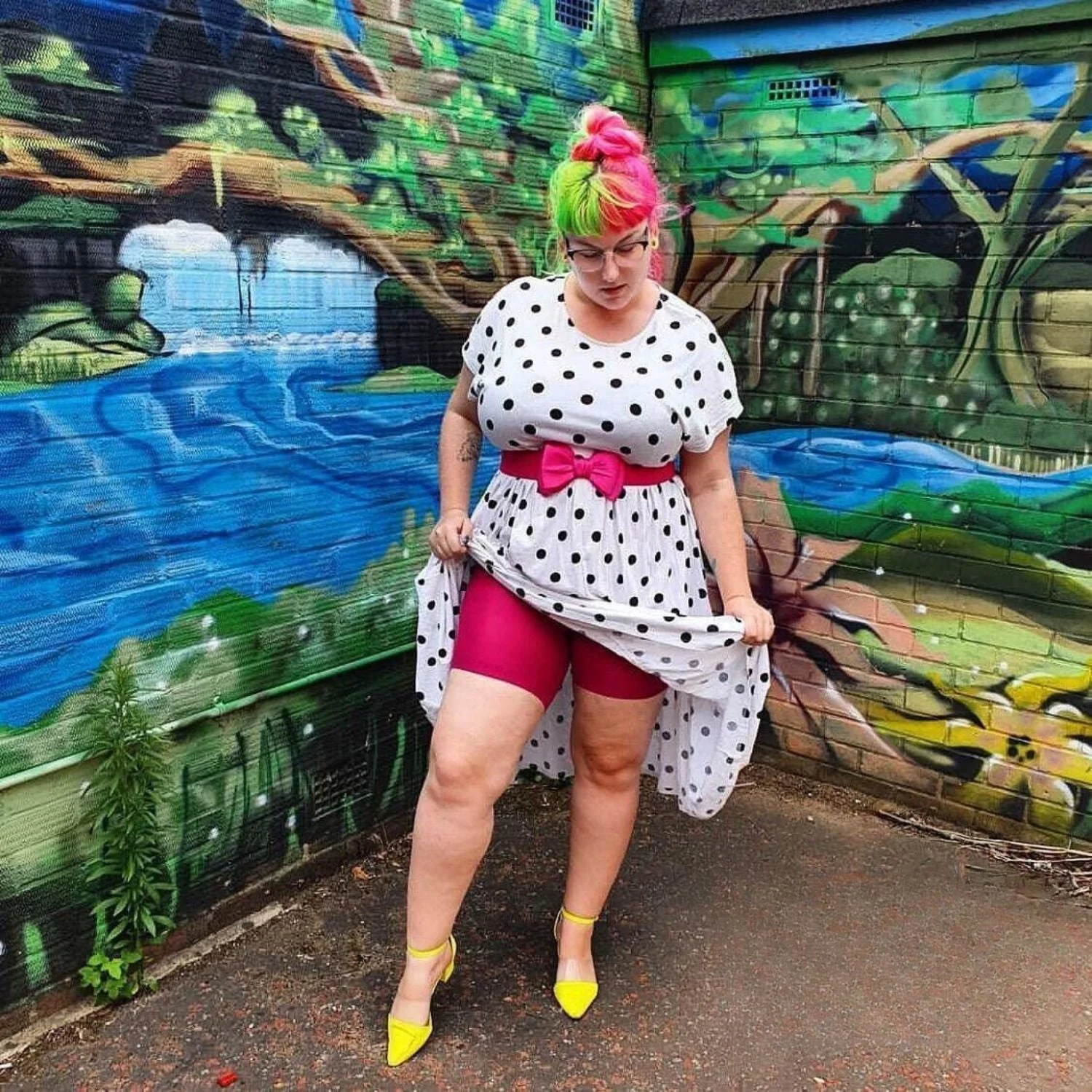 Stay Cool Chub Rub Shorts - Raspberry Pie - Image 9